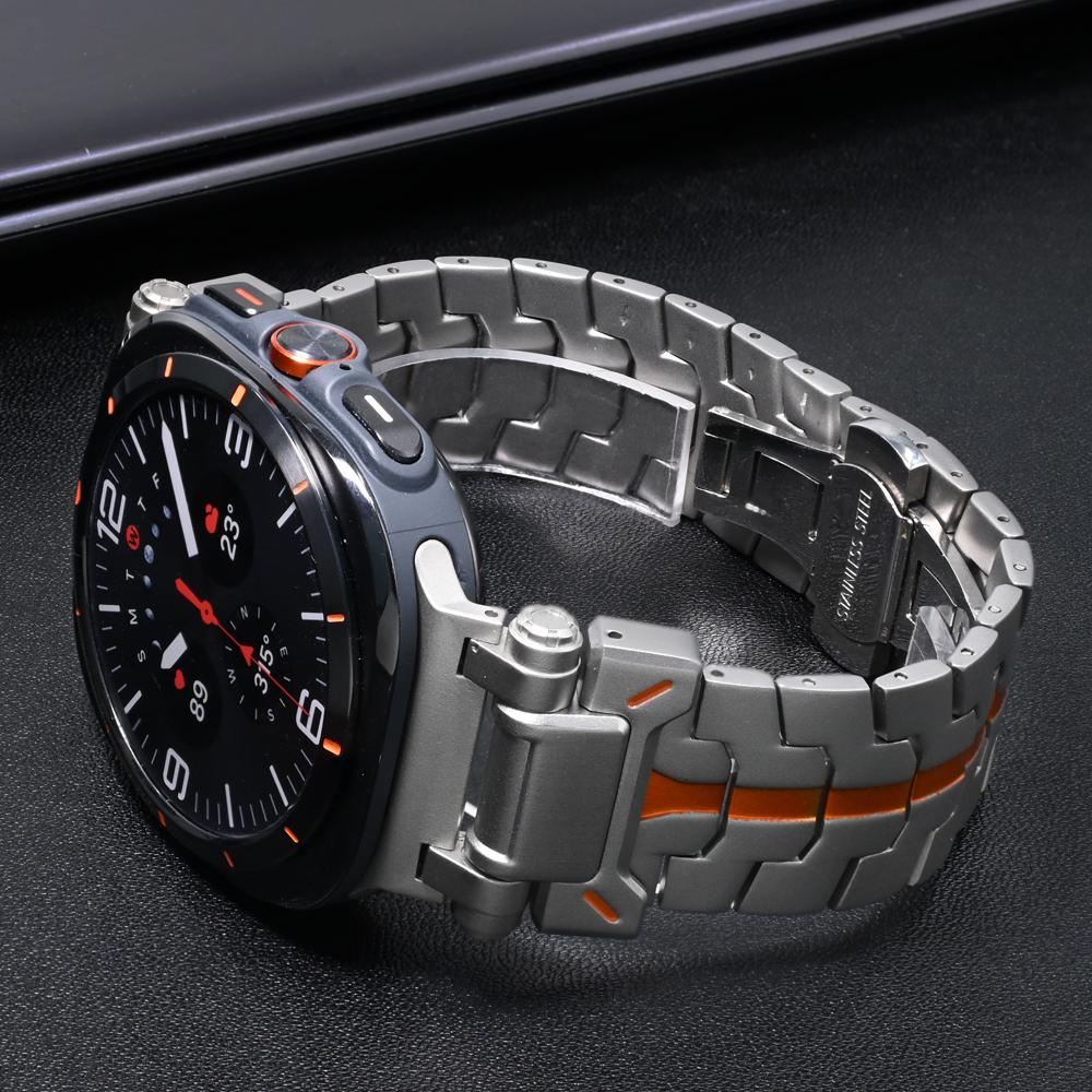 Stainless Steel Bracelet for Samsung Galaxy Watch 8 8 Classic 46mm 44mm 40mm Metal Band For GALAXY Watch Ultra 2025 47mm Straps