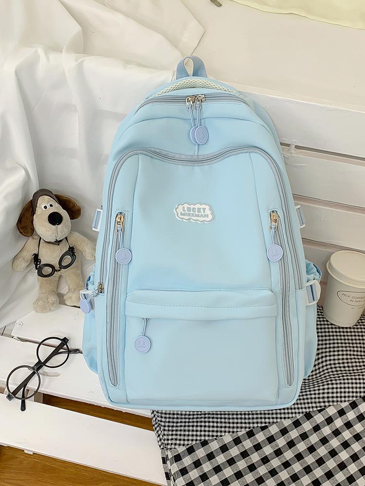 Schoolbag1011 New Backpack Large Capacity Backpack Travel School Bag Girls College Students High School Students Junior High School Students Primary