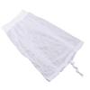 2PCS Net Plopping Cap Multifunctional Adjustable Drawstring Curly Hair Drying Net Bonnet for Home Hotel White