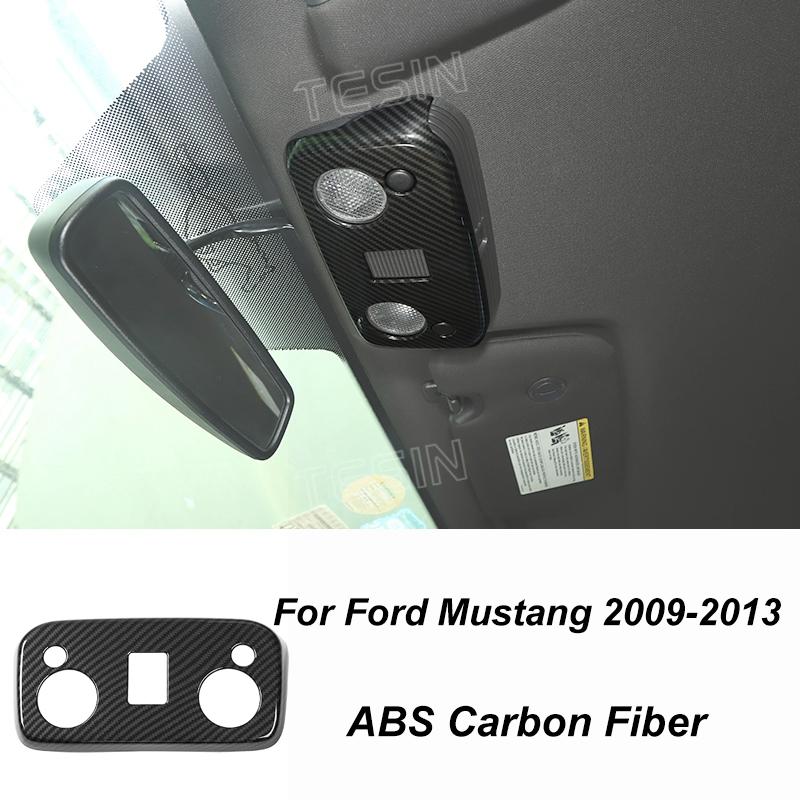 TESIN Autocolante de acoperire pentru decorațiuni interioare din fibră de carbon pentru Ford Mustang 2009 2010 2011 2012 2013 2014 Exterior