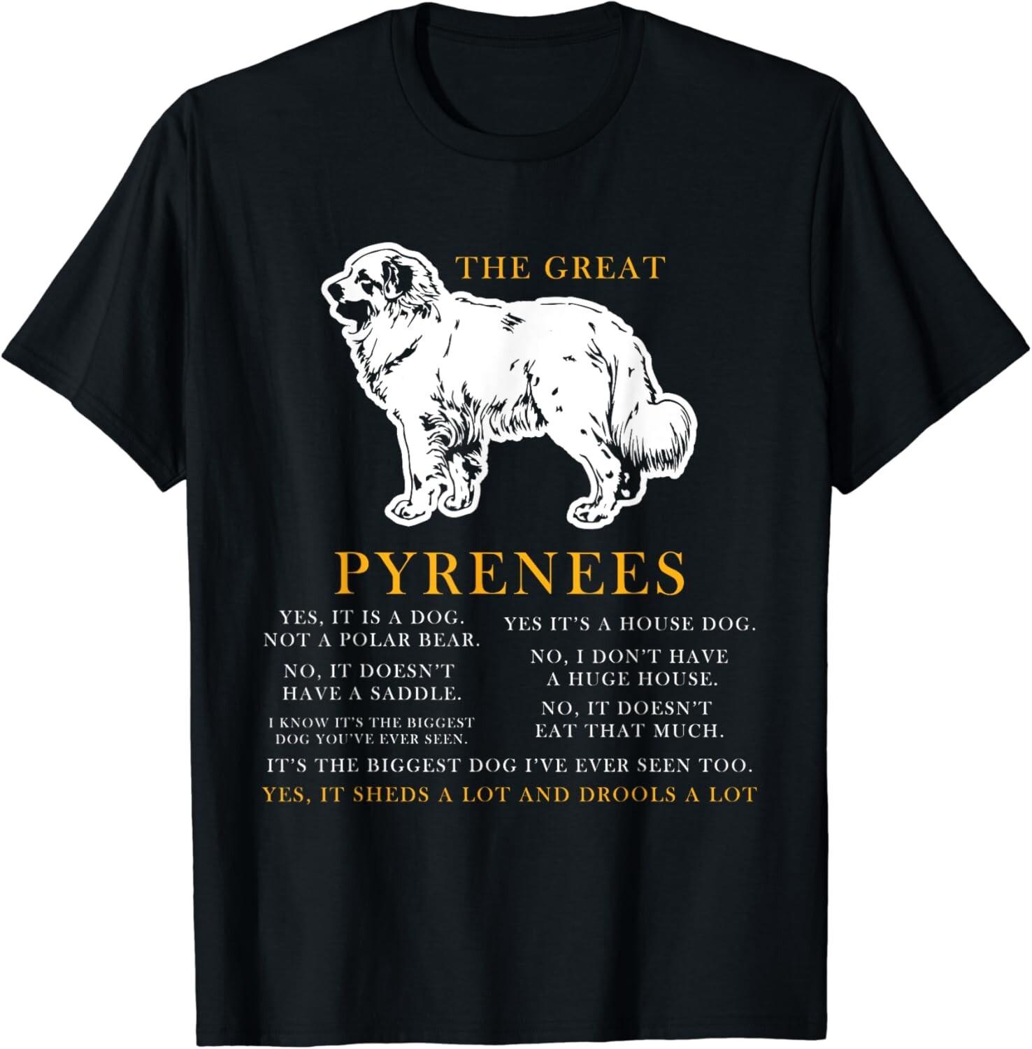 The Great Pyrenees Funny Gift Dog Lover T-Shirt S