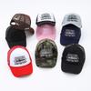 American Trendy Alcatraz Truck Hat Summer Embroidery Sunshade Baseball Cap Street Trend Mesh Cap Cap Cap