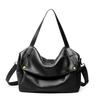 Women's Large Capacity Tote Bag | Premium Top-Grain Leather Shoulder Bag Work Commute Purse Minimalist European Style Handbag