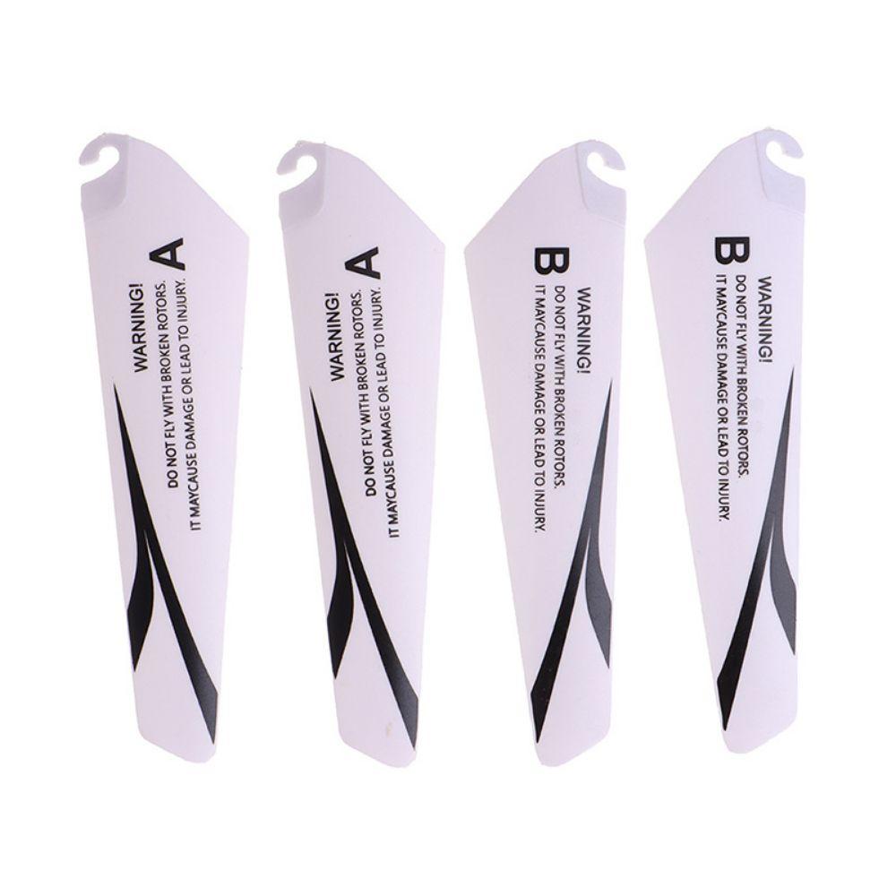 4pcs 9*2.3cm Helicopter Wing Propeller Fan For R/c Mini Remote-controlled Helicopter