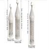 Decorative LED Desk Light with Hollowed Iron Stand for Mantels Tabletop Display Dining Room Bedroom Festival Decoration