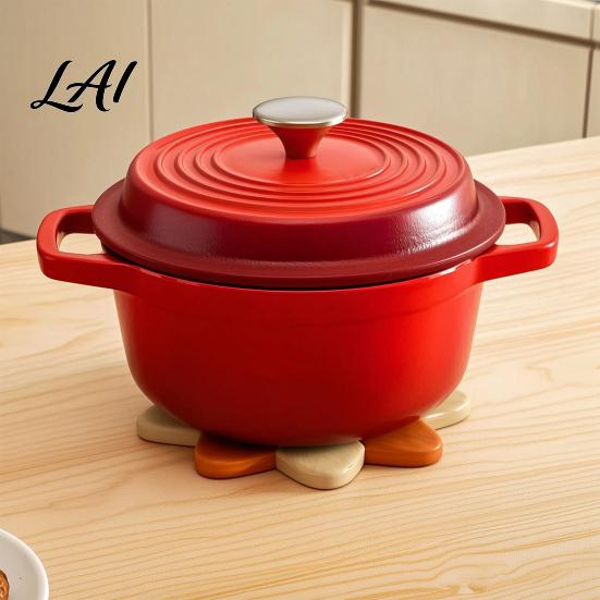 Farmhouse Kitchen Decor Accessories Sunflower Trivets for Hot Dishes Heat Resistant Beech Wood Pot Holder Natural Trivet Set Decorative Tree