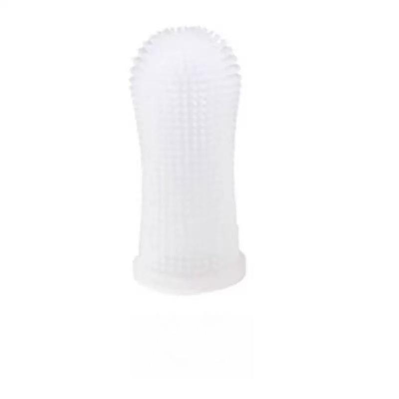 Dog Super Soft Pet Finger Toothbrush Teeth Cleaning Bad Breath Care Nontoxic Silicone Tooth Brush Tool Dog Cat Cleaning Supplies