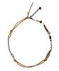 Runds 360 Karen Silver Brown Mix Necklace