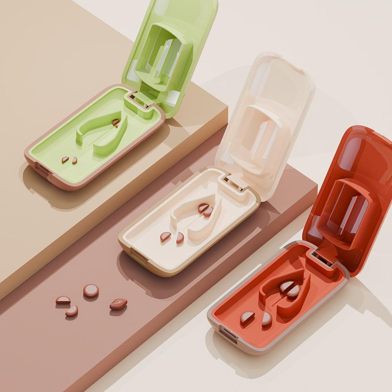 Portable Pill Cutter 1 1 And 1 1 Tablet Splitter Precision Pill Splitter For Small Large Pills Easy To Use Pill Divider Tool