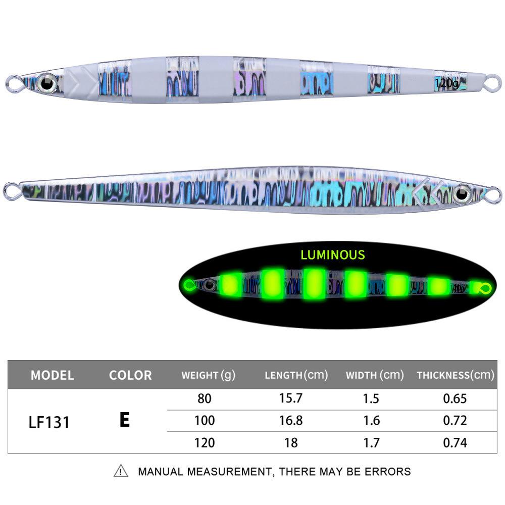 

Приманка Yuantou для морской рыбалки с берега, метательная железная пластина, длинная полоса, быстрая вытяжка, железная пластина, искусственная приманка, 80 г, 100 г, 120 г, глубоководная железная пластина, свинцовая рыба 80g