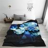 Shadow Milk Cookie Run Kingdom Blankets Flannel Decoration Cute  Breathable Super Soft Throw Blankets for Home Bedroom Bedspread