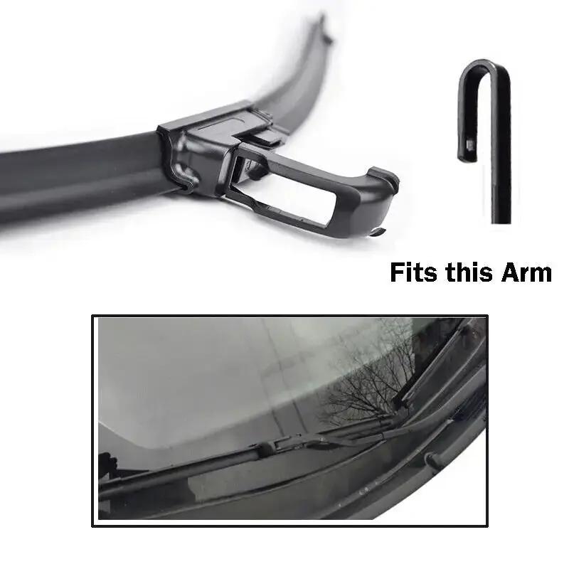 26" Hook / J-Hook Double Rubber Car Front Wiper Blades Windshield Windscreen