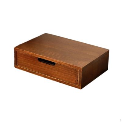 Desktop Organizer Box with Drawer for Indoor Use