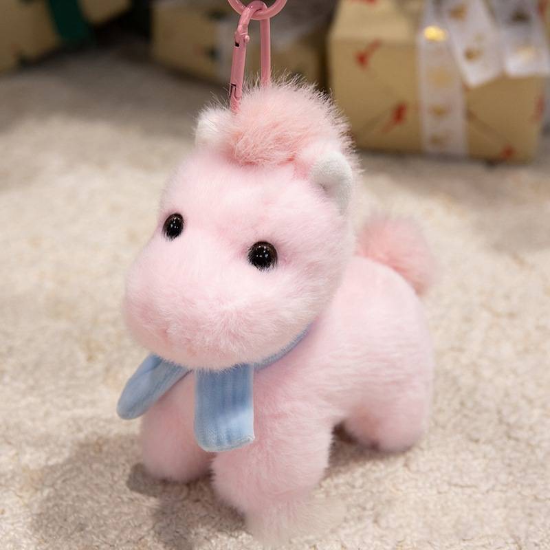 Plush Animal Horse Figurine With Soft Short Plush For Year Of The Horse Celebration Gift