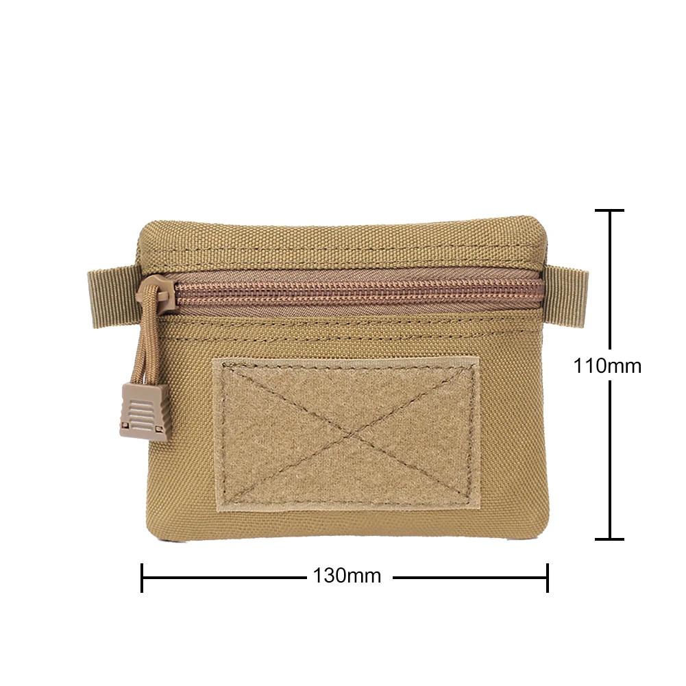 Outdoor Camping Wallet Waterproof Portable Travel Zipper Waist Pouch for Camping Hiking Hunting Pouch