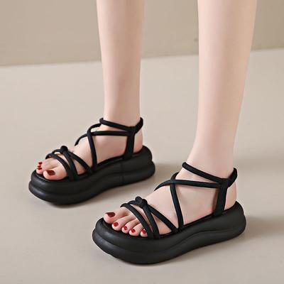 Ladies Shoes Platform Roman Style Open Toe Women's Sandals 2025 Trend Summer Comfortable Sale Comfort The Best Trending Elegant