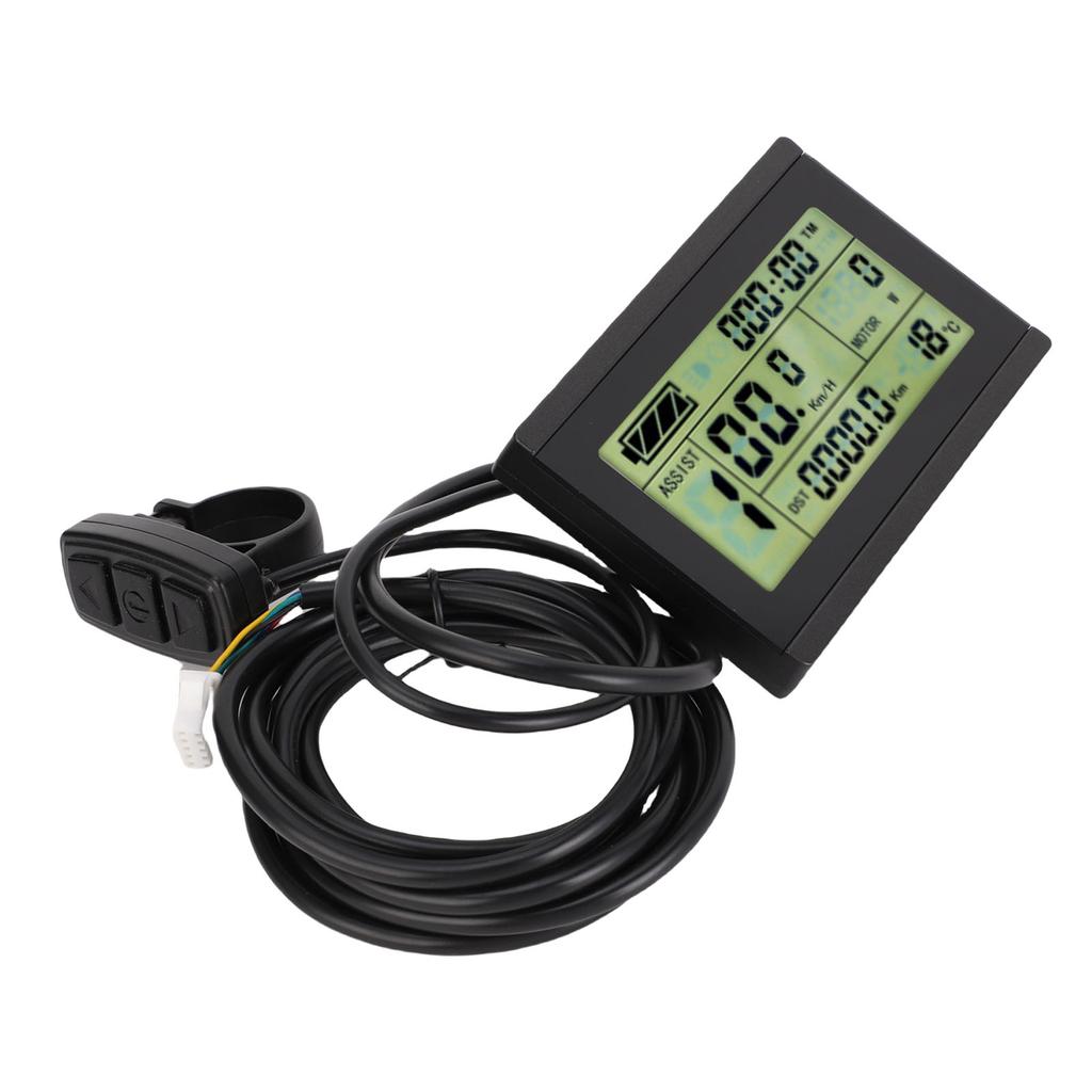 Mountain Bike Display Meter Color Screen Cycling Control Panel for Electric Bikes Scooters SM Connector