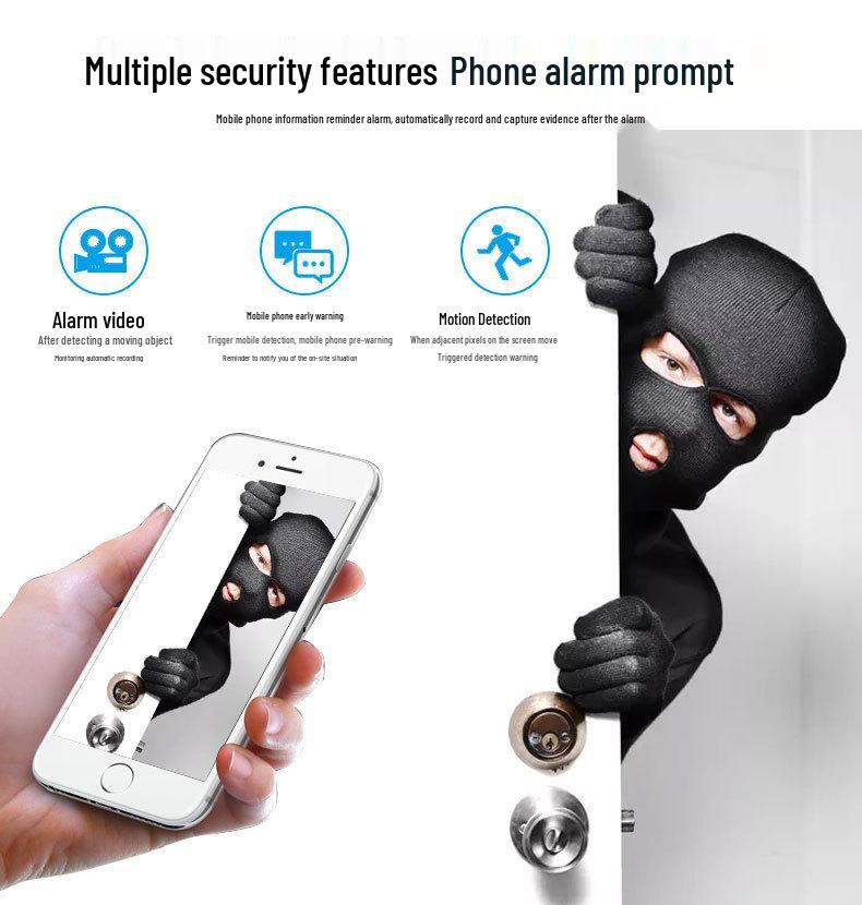 1080P HD 4MP/5MP Outdoor Waterproof WiFi Security Camera with Smart Wireless Connectivity and Card Slot