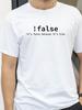 Funny False Programming Coding Tee  For Programmers T Shirt Funny Camiseta Loose Short Sleeve Round Collar TShirts Summer Tops