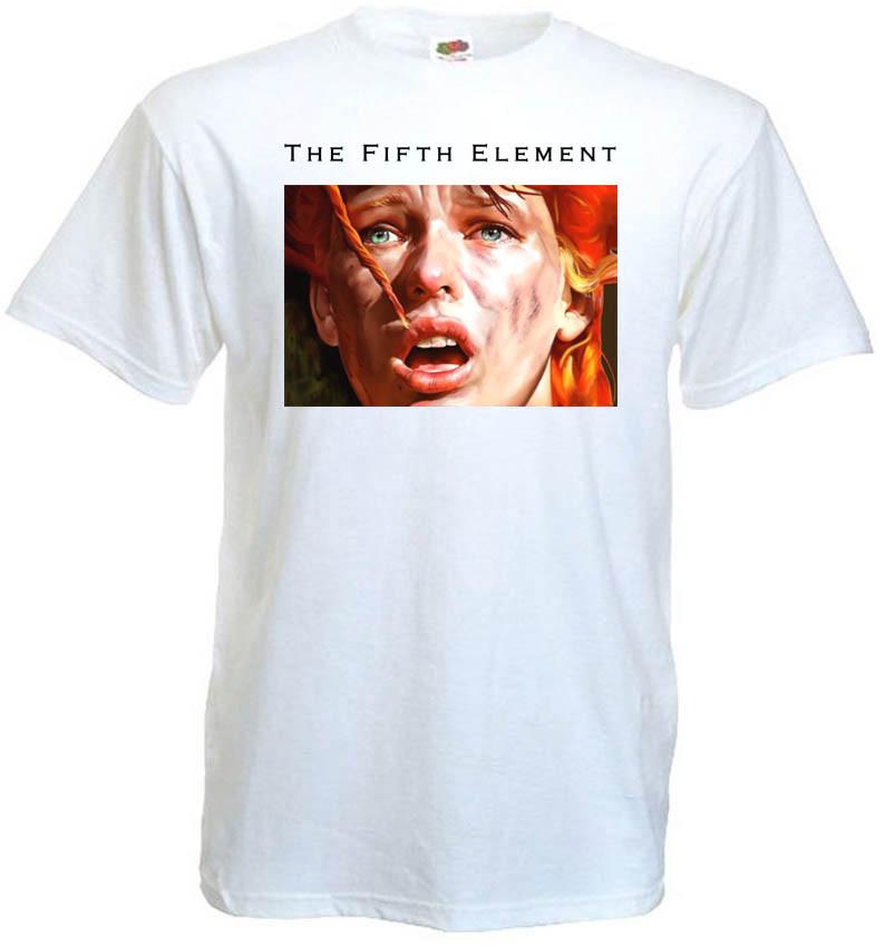 The Fifth Element v27 T-shirt white movie poster all sizes S5XL XXXL