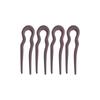 New Simple Matte Wave U-shaped Solid Color Hairpin Women Versatile Elegant Pan Hair Clip for Girl Hair Accessories