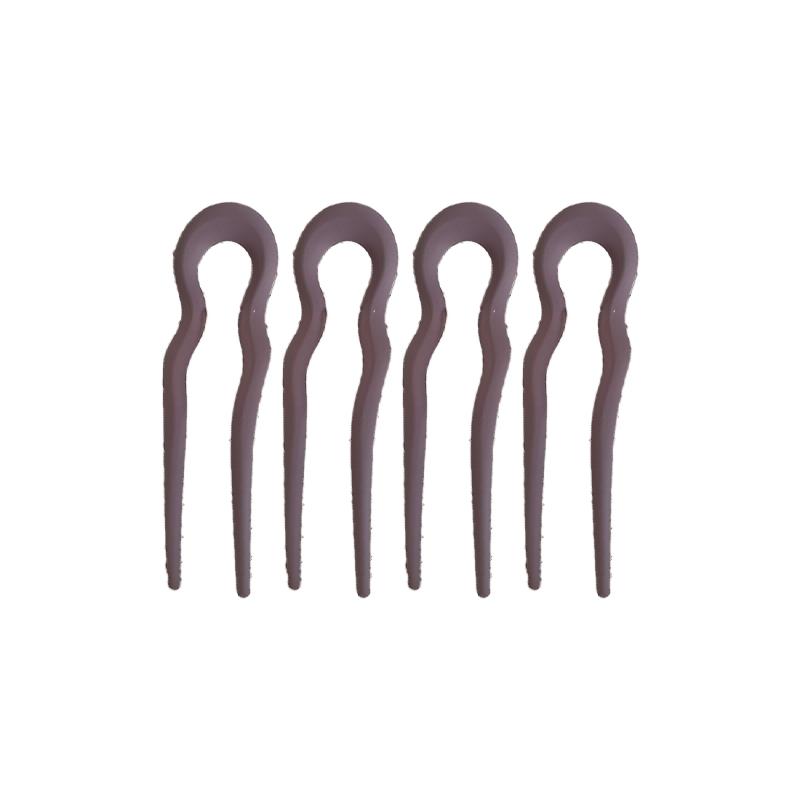 New Simple Matte Wave U-shaped Solid Color Hairpin Women Versatile Elegant Pan Hair Clip for Girl Hair Accessories