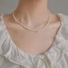 Korean Simple Choker Natural Pearl Small Particles Retro Women's Necklace Necklace Girlish Sense