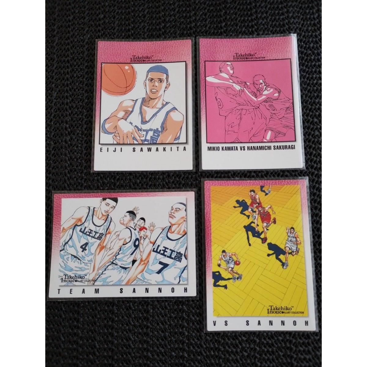 Used Slam Dunk Carddas Masters Sanno 4-piece set