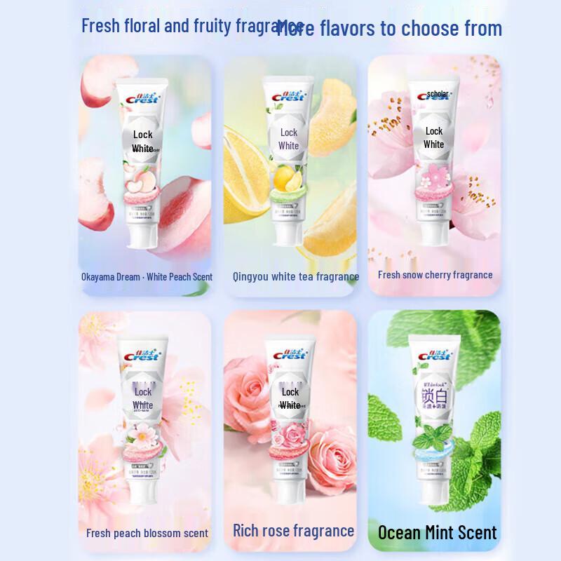 Crest Dual-Color Whitening Toothpaste & Gum Care Toothbrush Set