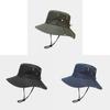 Casual Outdoor Sun Hat With Wide Brim Waterproof Breathable For Hiking And Travel