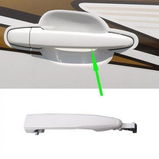 ?? White Rear Right Side Door Handle Replace For Toyota Prado LC120 2003-2009