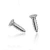 Exquisite Korean Style Threaded Screw Stud Earrings - Hypoallergenic Jewelry