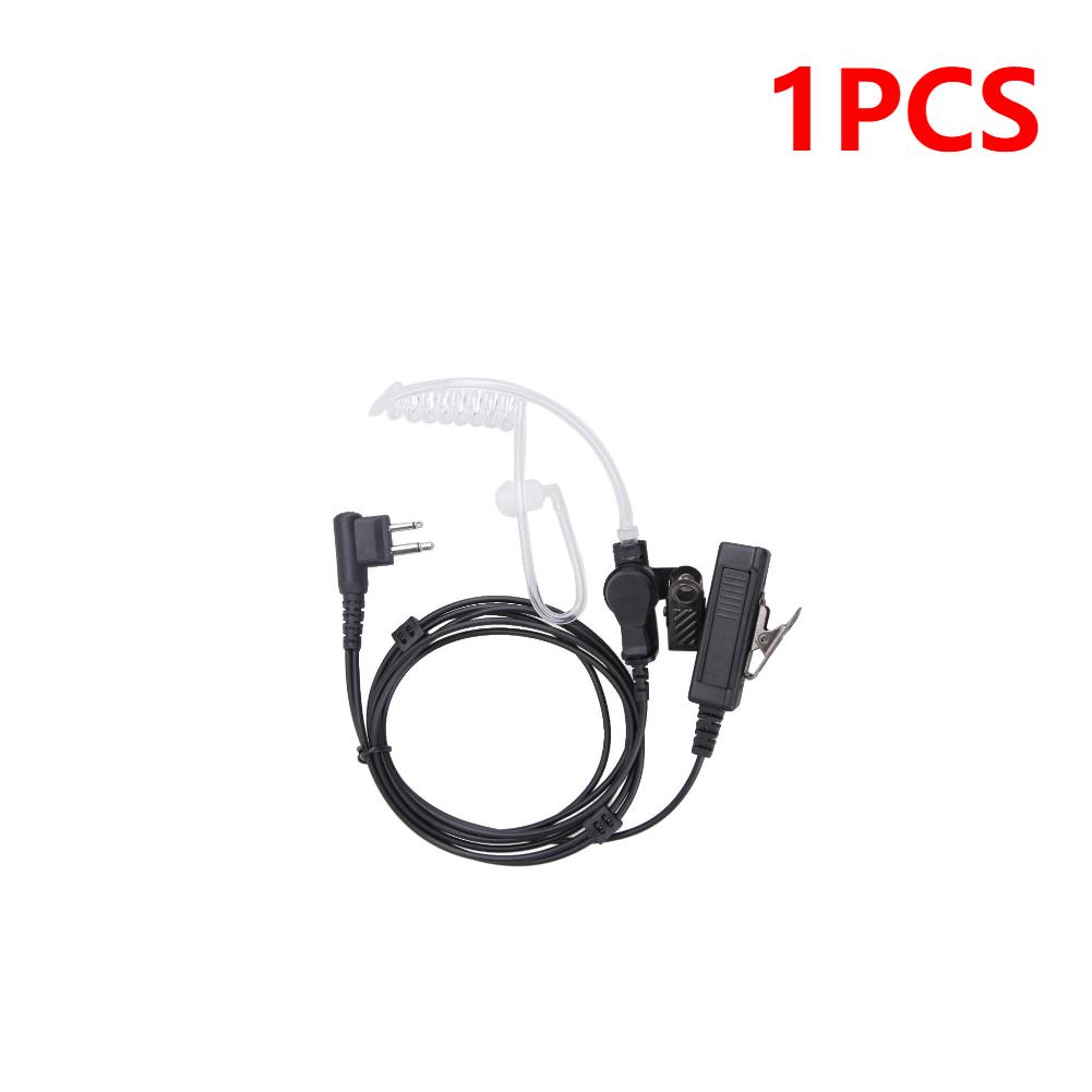 1-40 Stück 2-Pin Röhren-Ohrhörer-Headset für Motorola Funkgeräte Geräuschunterdrückendes Mikrofon für Wander-Teamwork-Überwachung