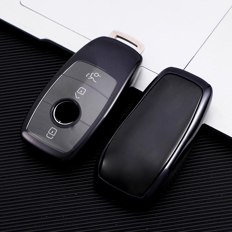 Compatible Mercedes-Benz Key Cover for E-Class, C-Class, A200L, and GLC260L Models