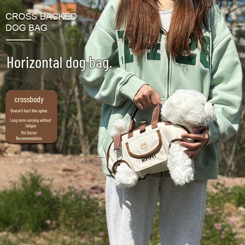 Breathable Outdoor Backpack with Leash for Small and Medium Dogs