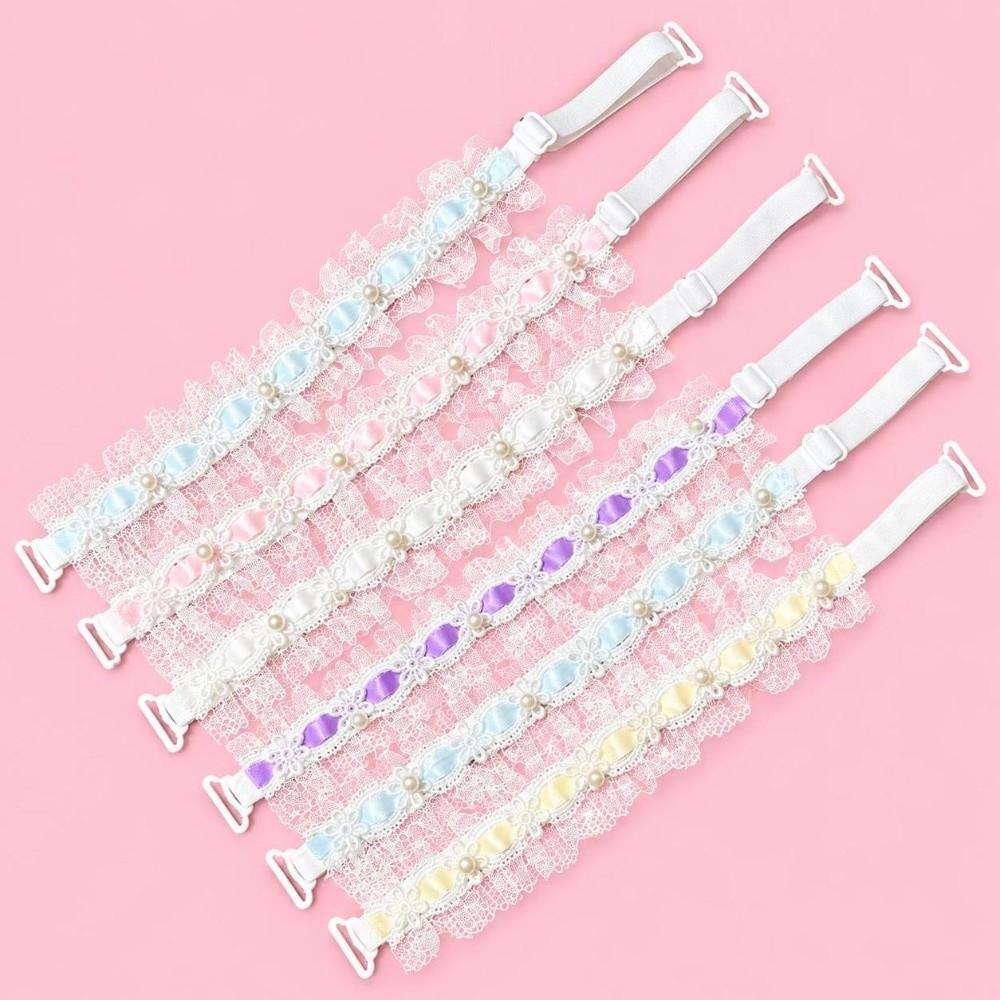 Adjustable Lace Bra Straps Sweet Flowers Lace Lingerie Strap Fashion Shoulder Straps Dress