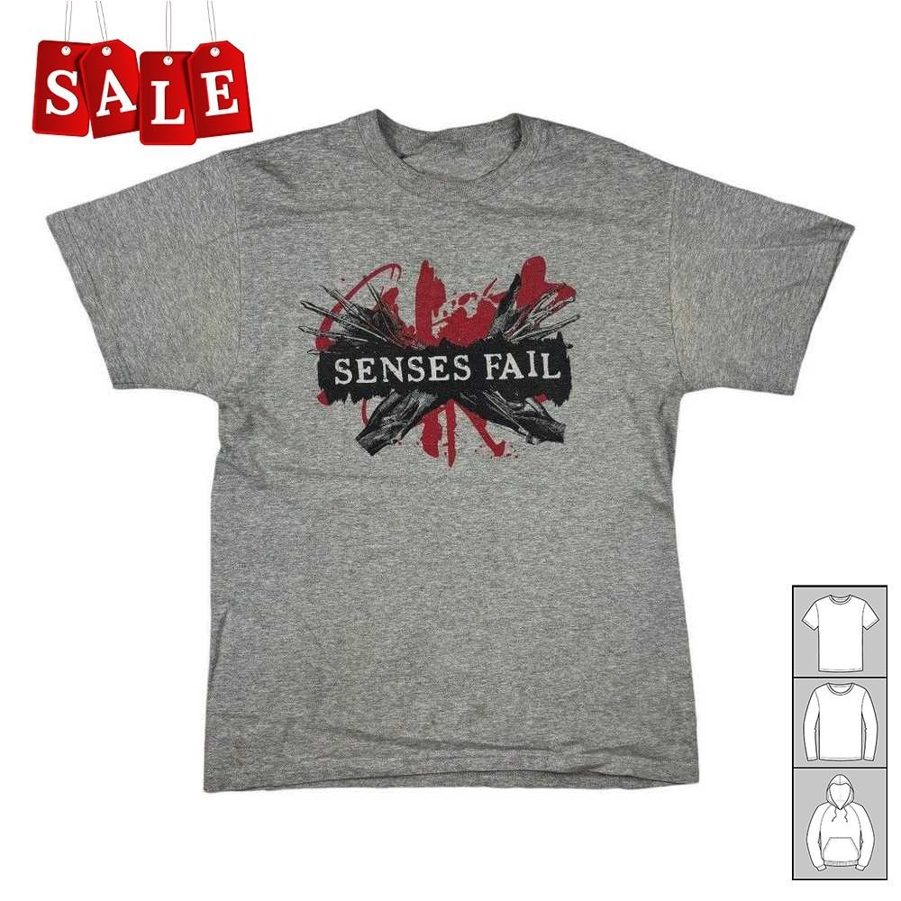 

Hot Band Tees Senses fail Gift For Fans Men S235XL TShirt LW648 Unisex T-Shirt L