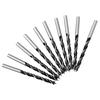 10pcs High Carbon Steel Woodworking Spiral Drill Bit 5mm Wood Drills Full Grinding Blade W/ Center Point Power Tools Parts