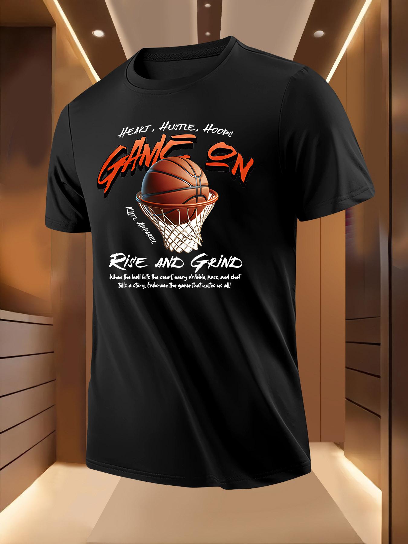 Basketball Graphic Tshirt - Breathable Lightweight Polyester XXXL