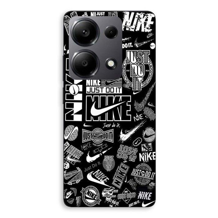 Coque de téléphone - MANIACASE - Xiaomi Redmi Note 13 Pro 4G - Silicone - Souple - Graffiti Noir et blanc