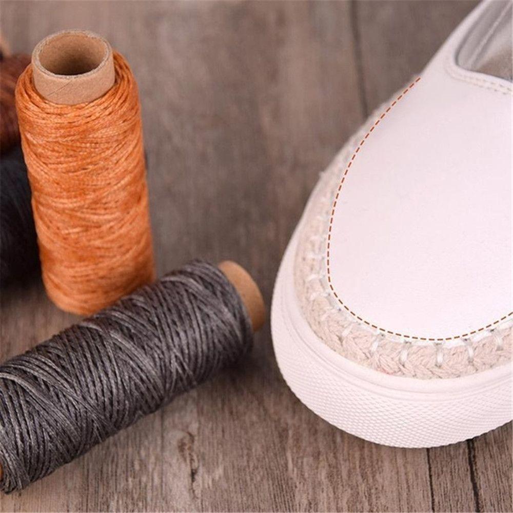 30m/roll Tool DIY Hand Stitching Flat Cord Sewing Line Waxed Thread Leather