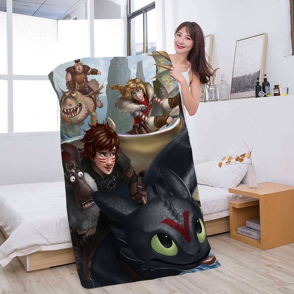 Adventure Film How To T-Trains Your D-Dragon Microfiber Beach Towel Absorbent Quick Yoga Swimming Resort Mountain Climbing Towel
