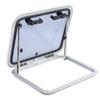 Marine Hatch Porthole Window 19 X 25in Square Heavy Duty Aluminum Alloy Deck Hatch Window with Support Rod and Handle