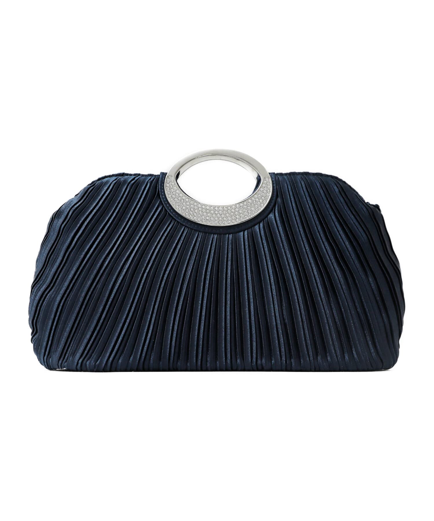 

Party party long clutch mini shoulder entrance graduation school entrance graduation F na0150004252 [niana] handbag, bag, satin, pleats, beaded,