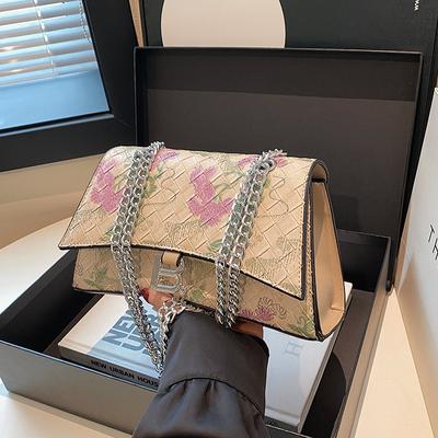 Bolsos de mujer, nuevos bolsos de cadena de moda, bolsos de hombro y cruzados estampados para mujer