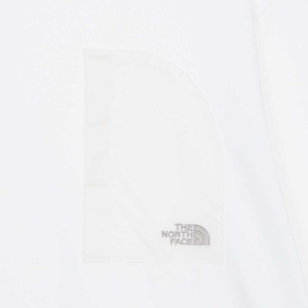 The North Face Loose Fit Long Sleeve Solid Color T-Shirt Unisex Tops White NT7TR04B