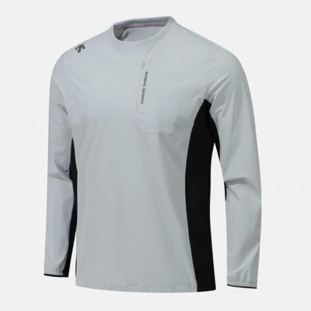 

Descente Long Sleeve Tee Cqk Sq121rtl33 Gry Running Knit Piste Gray 100