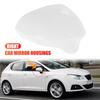 White Right Side Wing Door Mirror Cover Cap For Seat Ibiza 6J MK4 2008-2017