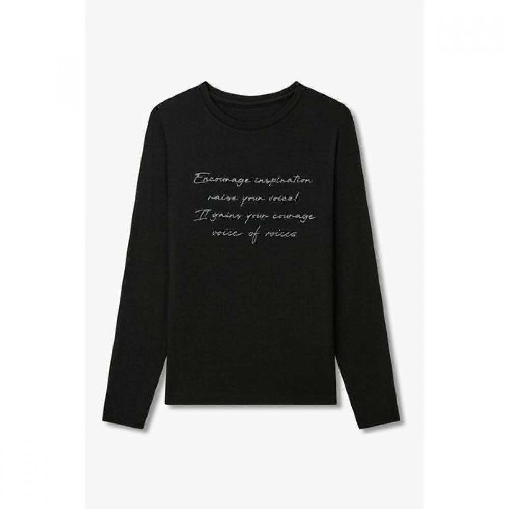 Vov LeTTering PrinT Long Sleeve T shirT 7156340001