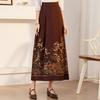 Retro Elegant Chinese Style Improved Horse Face Skirt